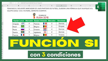 🔴FUNCIÓN SI en Excel con 3 CONDICIONES (Función SI ANIDADA)