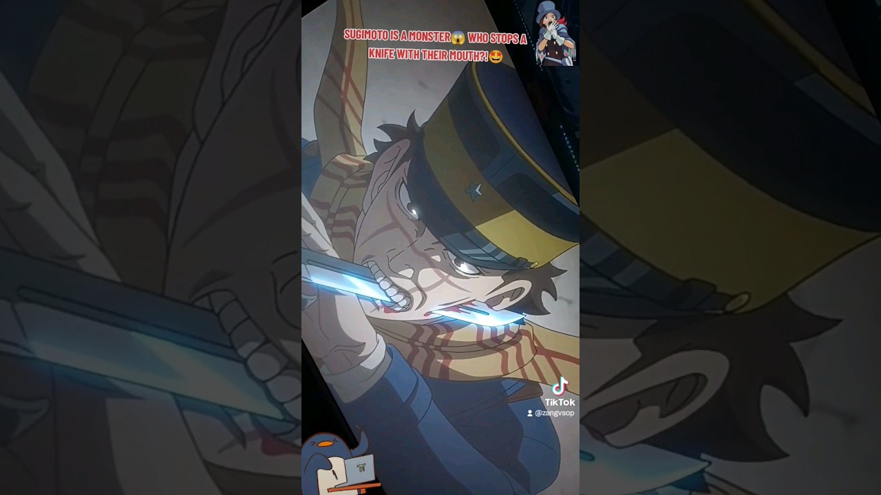 Immortal Sugimoto stops a knife with his mouth 🔥