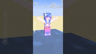 HELP Herobrine Draw TROPICAL MERMAID Challenge (Bones - Imagine Dragons) #minecraftanimation