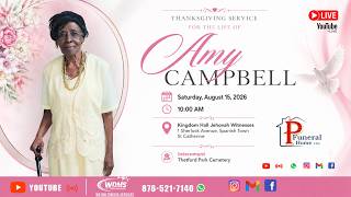 Amy Campbell Funeral Service