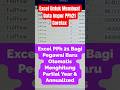 Excel Otomatis Menghitung PPh 21 Coretax Pegawai Baru Bekerja  #excel #exceltips #coretax  #shorts