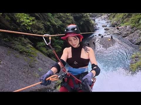Climbing a raging waterfall on the razor's edge of disaster