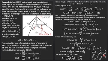 6_6_MATH-102 | Mechanics by Q K Ghori | Virtual Work