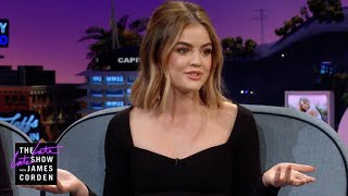 Lucy Hale Is Very Into Pimple Popping