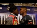 CHARLES MARTIN ATTEMPTS TO UNSETTLE ANTHONY JOSHUA IN HEAD-TO-HEAD @ FINAL PRESS CONFERENCE