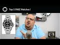 Top 5 Best Fake Watches - Rolex, Hublot, Panerai and MORE !