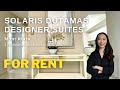 Solaris dutamas designer suites beautifully furnished unit with unblocked view