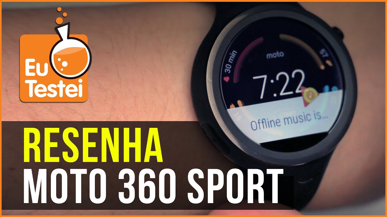 Smartwatch Motorola Moto 360 Sport [Review] - TecMundo 