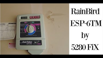 RainBird ESP-6TM Sprinkler Controller Easy Guide