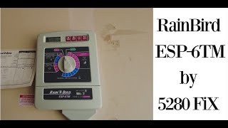 RainBird ESP6TM Sprinkler Controller Easy Guide