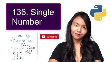 Single Number XOR and Dictionary Python Leetcode Two Solutions | Algorithm explained
