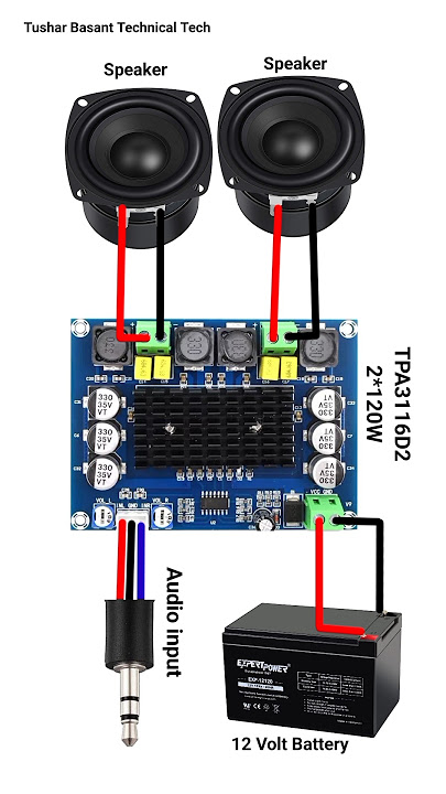 TPA3116D2 2*120W Music System Audio Amplifier #shorts