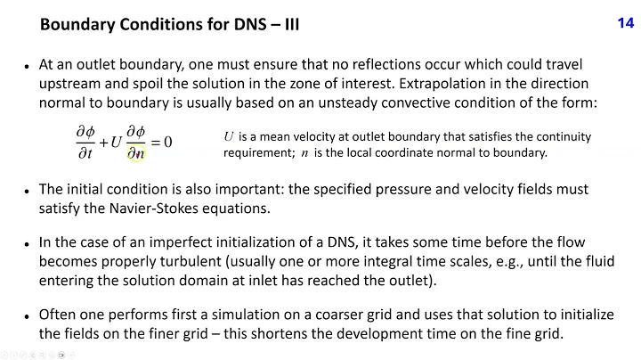 30. Direct numerical simulation of turbulent flows