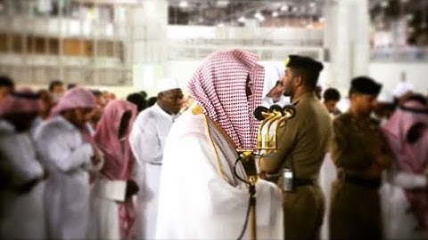 "إن الله وملائكته يصلون على النبي.." بعد غياب اكثر من شهر يعود الشريم بتلاوة مميزة لآخر سورة الأحزاب