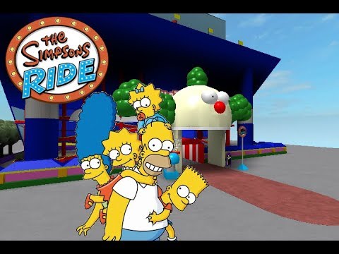 Roblox The Simpsons Ride Game Trailer Youtube - the simpsons ride universal fl roblox