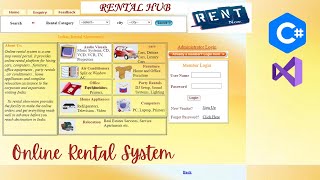 Online Rental System | Asp.net C# Project with Source Code | Free Download Asp.net Project by Rahul Nimkande 10,296 views 2 years ago 7 minutes, 54 seconds