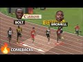 THE GREATEST COMEBACK WINS IN 100M & 200M HISTORY