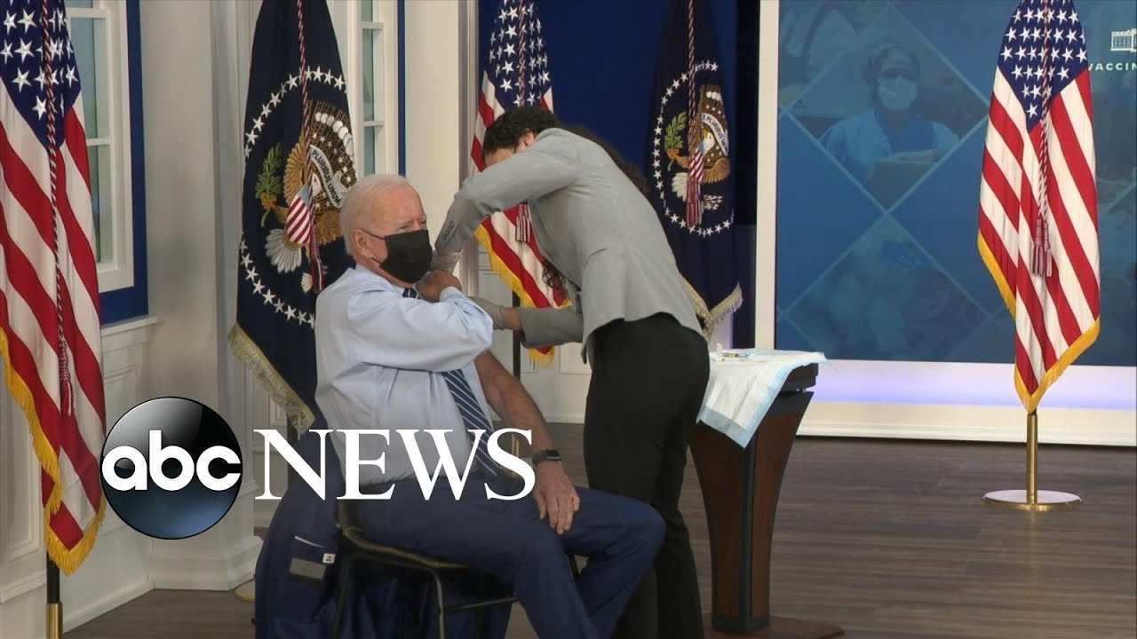Biden receives COVID Pfizer booster shot at White House