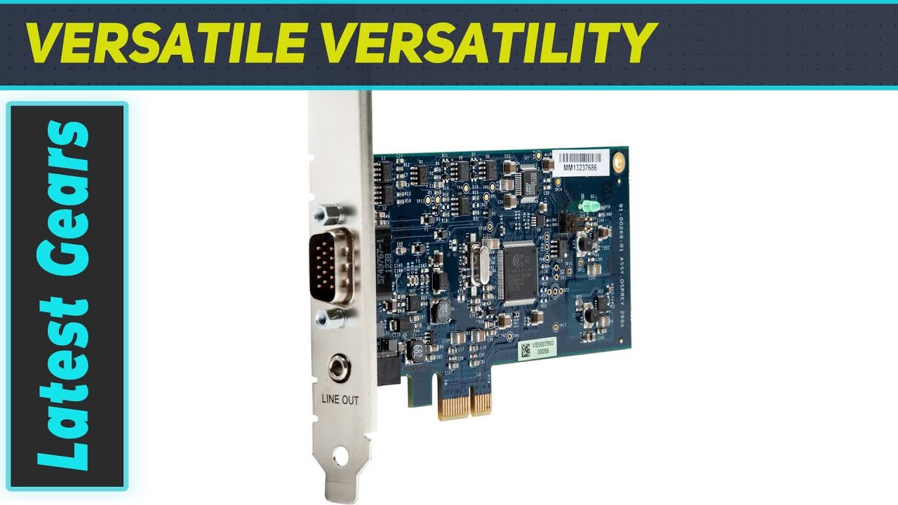 Osprey 260e Video Capture Card: The Ultimate Webcasting Solution