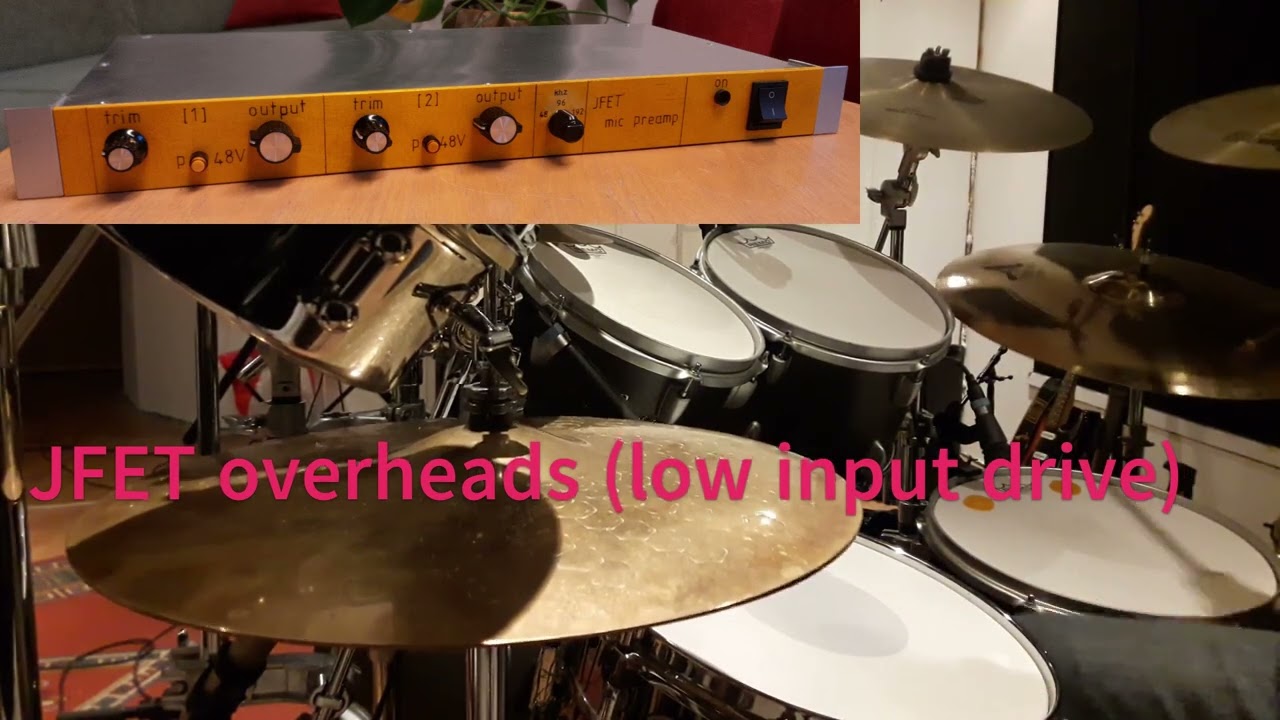 Tapeop Jfet on drums