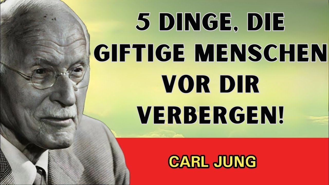 Carl Jung enthüllt das psychologische Spiel toxischer Menschen