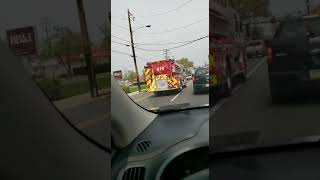 4/24/2021 - Engine 98 responding to reported building fire in Upper Providence Township