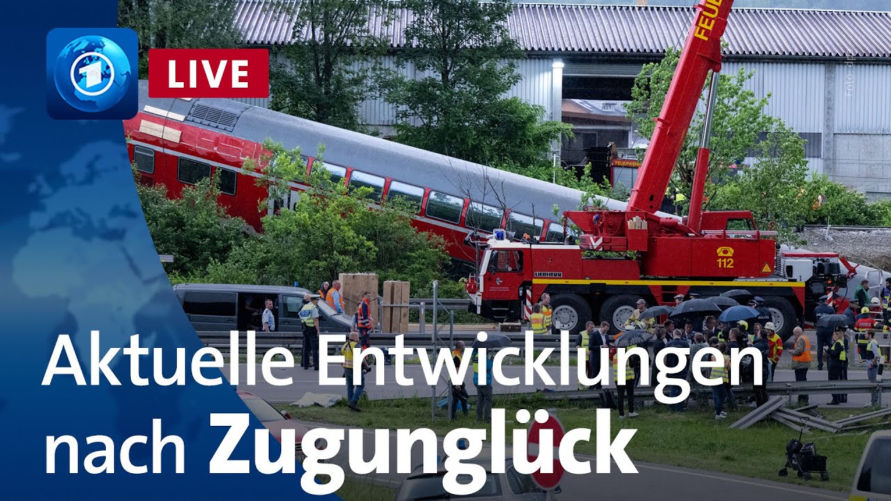 Tote und Schwerverletzte bei Zugunglück in Bayern | Sondersendung bei tagesschau24