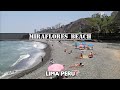 WALKING Around Miraflores Beach (Lima Peru) — Walking Tour (Narrated)【CC】