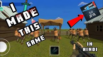 I Made SINGLE ZOMBIE KILLING Game! in Mobile? Uses WePlay game engine Engine Hindi Devlog #1
