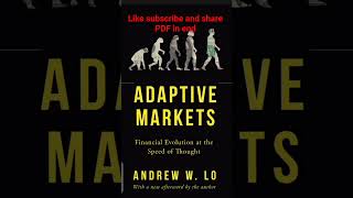 Adaptive market book by Andrew w lo lesson 28 in hindi urdu #crypto #trading #mindset #motivation