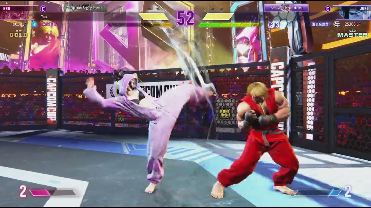 Street Fighter 6 Ken vs. Juri kigurumi