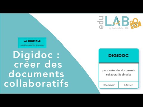 La Digitale : créer des documents collaboratifs avec Digidoc