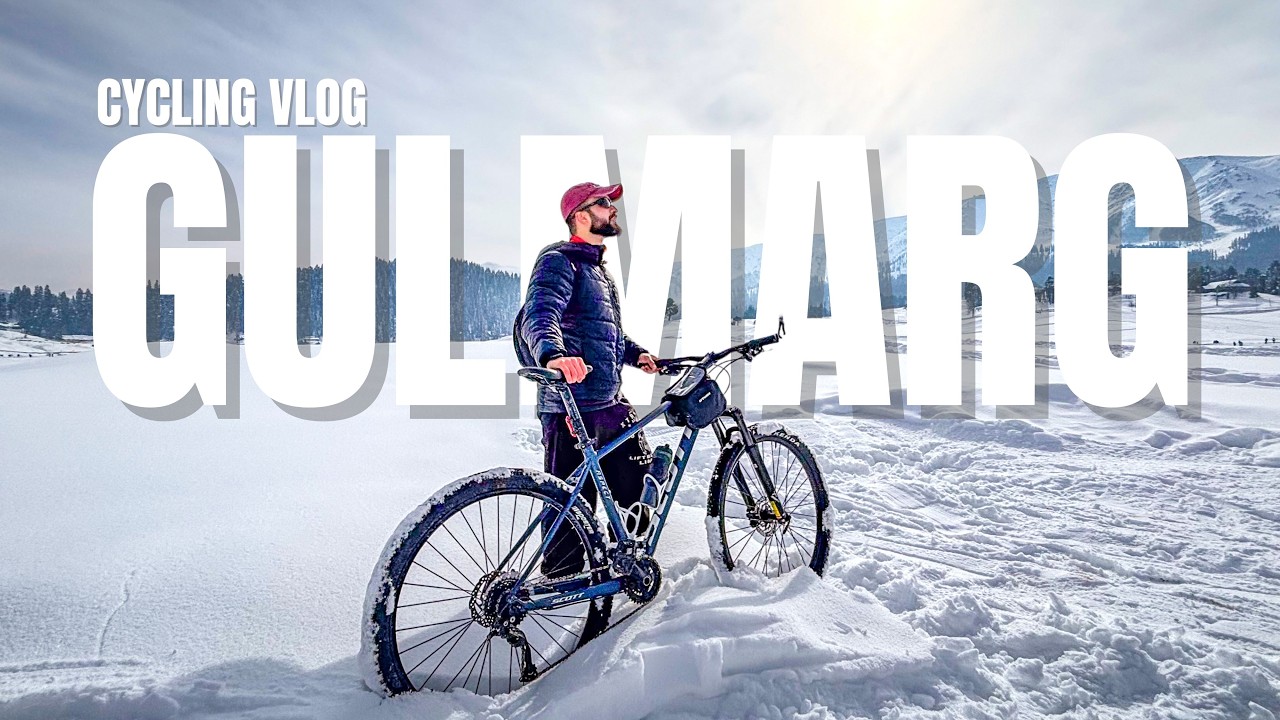 Cycling to Gulmarg in Heavy Snow | A Ride Even Cars Couldn’t Complete | Kashmir Cycling Adventure