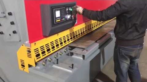 QC12Y 6X3200 Hydraulic metal plate shearing machine I hydraulic metal cutting machine