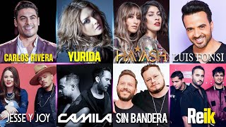 Carlos Rivera, Ha Ash, Reik, Camila, Rio Roma, Yuridia ~ Lo Mejores Música Baladas Pop En Espanol