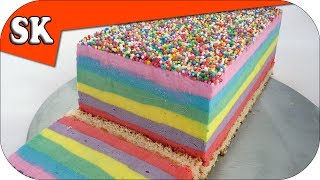 RAINBOW ICE CREAM CAKE - Rainbow Cake - Rainbow Series 06