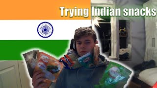 Trying indian snacks 2