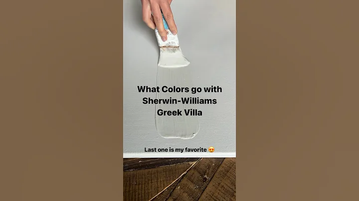 What colors go with Sherwin-Williams Greek Villa