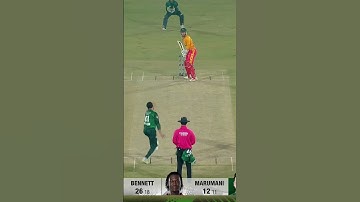Bennett Goes Big! Two Brutal Boundaries in the Powerplay! #PAKvZIM | #BackTheBoysInGreen | M3W1U