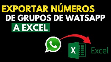 Cómo exportar los números de un grupo de whatsapp a un excel - [PASAR DE WHATSAPP A EXCEL] GRATIS.