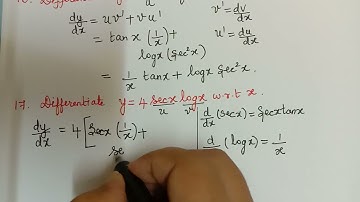 DIFFERENTIATION PROBLEM 15,16,17,18