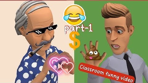 Classroom video Part-1 || Plotagon  bangla funny story || School Funny Story ||Animation Video