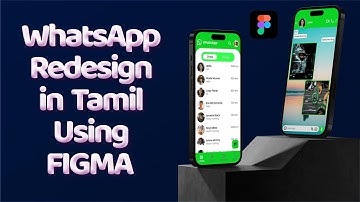 WhatsApp redesign UI UX Design using Figma