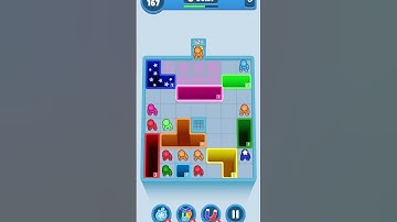 Drop Away Level 167 solution walkthrough