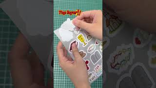 Kiss cut vs Die cut:What’s the difference?✨🤩📦#customstickers #stickers #factory