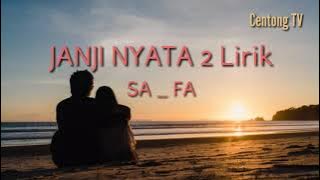 Lagu Madura Romantis Janji Nyata 2 Lirik _ SaFa