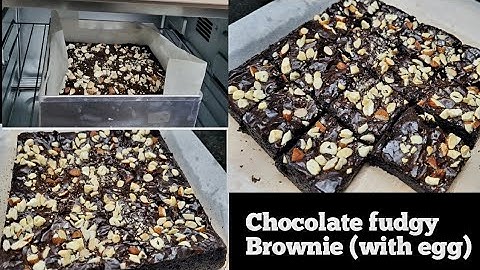 Chocolate fudgy Brownie recipe in tamil 🍫 | Brownie recipe|