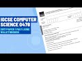 IGCSE Computer Science 0478 | May/June 2017 paper 1 Walkthrough