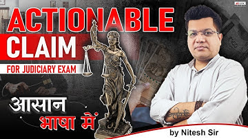 Transfer of Actionable Claims | Section 130/137| Transfer of Property Act 1882| By Nitish Sir | ALEC