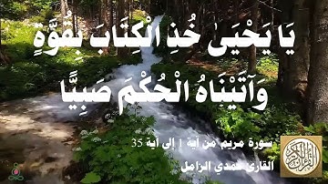 019 1 حمدي الزامل - سورة مريم من آية 1 إلى آية 35 مقطع مميز 04